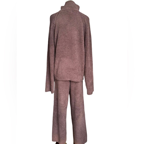 Softies Solid Marshmallow Rib Mock Neck with Long Pant - Picture 6 of 11